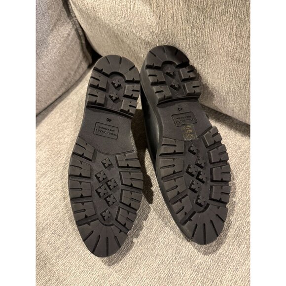 Jenni Kayne Leather Lug Mule Black Size 40 - Picture 8 of 9